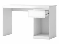 Bureau Leni 1 Tiroir Couleur Blanc, 120 Cm Longueur -mobilier de bureau Shop meuble bureau 10761689