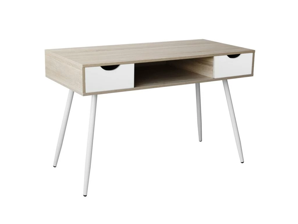 Bureau Scandinave Bois, Tiroirs Blancs BJORN - HAPPY GARDEN 2 Bureau Scandinave Bois, Tiroirs Blancs BJORN - HAPPY GARDEN – Image 2