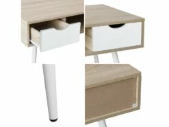 Bureau Scandinave Bois, Tiroirs Blancs BJORN - HAPPY GARDEN 9 Bureau Scandinave Bois, Tiroirs Blancs BJORN - HAPPY GARDEN -mobilier de bureau Shop meuble bureau 10779229