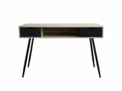 Bureau Scandinave Bois, Tiroirs Noirs BJORN - HAPPY GARDEN -mobilier de bureau Shop meuble bureau 10779239