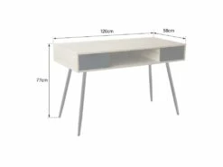 Bureau Scandinave Bois, Tiroirs Noirs BJORN - HAPPY GARDEN -mobilier de bureau Shop meuble bureau 10779243