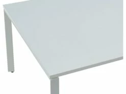 Table De Réunion Carrée - 4 Personnes - Blanc - L120 Cm - DOWNTOWN -mobilier de bureau Shop meuble bureau 10878835