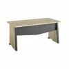 Bureau Simple Bois/Noir Taille M - HUGUES