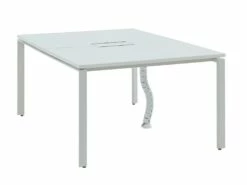 Bureau Bench 2 Personnes - Blanc - L120 Cm - DOWNTOWN -mobilier de bureau Shop meuble bureau 11150233