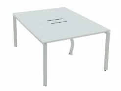 Bureau Bench 2 Personnes - Blanc - L120 Cm - DOWNTOWN -mobilier de bureau Shop meuble bureau 11150235