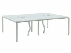 Bureau Bench 4 Personnes - Blanc - L120 Cm - DOWNTOWN 7 Bureau Bench 4 Personnes - Blanc - L120 Cm - DOWNTOWN -mobilier de bureau Shop meuble bureau 11150307