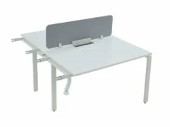 Extension Pour Bureau Bench 2 Personnes - Blanc - L120 Cm - Avec Séparateur - DOWNTOWN 10 Extension Pour Bureau Bench 2 Personnes - Blanc - L120 Cm - Avec Séparateur - DOWNTOWN -mobilier de bureau Shop meuble bureau 12332437