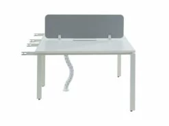 Extension Pour Bureau Bench 2 Personnes - Blanc - L120 Cm - Avec Séparateur - DOWNTOWN 11 Extension Pour Bureau Bench 2 Personnes - Blanc - L120 Cm - Avec Séparateur - DOWNTOWN -mobilier de bureau Shop meuble bureau 12332439