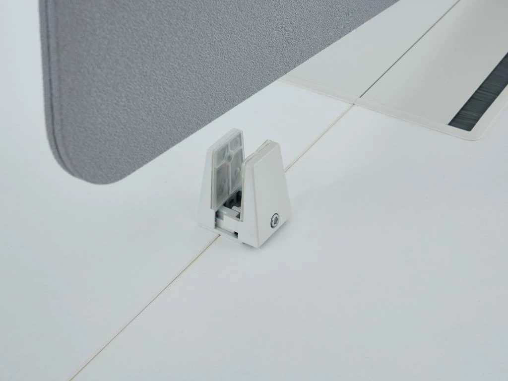 Extension Pour Bureau Bench 2 Personnes - Blanc - L140 Cm - Avec Séparateur - DOWNTOWN 6 Extension Pour Bureau Bench 2 Personnes - Blanc - L140 Cm - Avec Séparateur - DOWNTOWN – Image 6