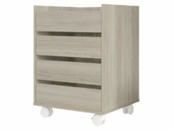 Commode Nevada4 Tiroirs 66X47X44Cm Nature - Venprodin