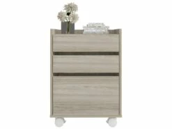 Tiroir Nevada3 Tiroirs 66X47X44Cm Nature - Venprodin -mobilier de bureau Shop meuble bureau 12355753