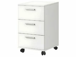 Commode Buc153 Tiroirs 68X42X35Cm Blanc - Venprodin