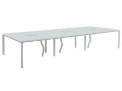 Bureau Bench 6 Personnes - Blanc - L140 Cm - DOWNTOWN 9 Bureau Bench 6 Personnes - Blanc - L140 Cm - DOWNTOWN -mobilier de bureau Shop meuble bureau 12396461