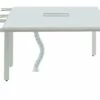 Extension Pour Bureau Bench 2 Personnes - Blanc - L120 Cm - DOWNTOWN