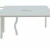 Extension Pour Bureau Bench 2 Personnes - Blanc - L140 Cm - DOWNTOWN