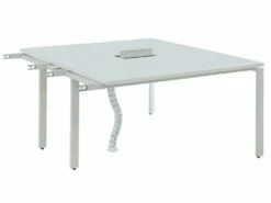 Extension Pour Bureau Bench 2 Personnes - Blanc - L140 Cm - DOWNTOWN 4 Extension Pour Bureau Bench 2 Personnes - Blanc - L140 Cm - DOWNTOWN -mobilier de bureau Shop meuble bureau 12434133