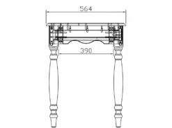 Secrétaire - Bonheur Du Jour Pin Miel -mobilier de bureau Shop meuble bureau 12495113