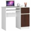 MOGO - Bureau Informatique Style Moderne - 90x77x50 - 1 Tiroir+1 Porte