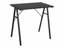 Bureau D'ordinateur Table De Jeu En Bois Et Acier Noir Bureau Maison -mobilier de bureau Shop meuble bureau 12520013