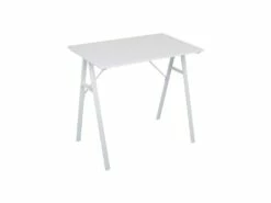 Table D'ordinateur Pour PC En Bois Acier Blanc De Style Moderne -mobilier de bureau Shop meuble bureau 12520049