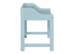 GLASCA - Bureau En Pin Vert D'Eau Avec Compartiments -mobilier de bureau Shop meuble bureau 12601907