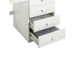 Bureau Multi Rangements Pin Massif Lasuré Blanc 5 Bureau Multi Rangements Pin Massif Lasuré Blanc -mobilier de bureau Shop meuble bureau 12851225