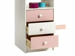 Bureau Enfant écolier Junior KEVIN Pupitre Inclinable Avec 3 Tiroirs 1 Casier En Pin Massif Lasuré Blanc Et Rose 8 Bureau Enfant écolier Junior KEVIN Pupitre Inclinable Avec 3 Tiroirs 1 Casier En Pin Massif Lasuré Blanc Et Rose -mobilier de bureau Shop meuble bureau 12851527