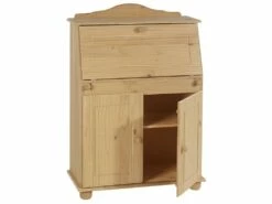 Bureau Secrétaire DAVID Avec Abattant Rangement Plusieurs étagères 2 Portes Plan De Travail Rabattable, En Pin Massif Teinté Et Ciré 7 Bureau Secrétaire DAVID Avec Abattant Rangement Plusieurs étagères 2 Portes Plan De Travail Rabattable, En Pin Massif Teinté Et Ciré -mobilier de bureau Shop meuble bureau 12851565