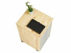 Caisson De Bureau LAGOS Meuble De Rangement Sur Roulettes Avec 5 Tiroirs, En Pin Massif Finition Vernis Naturel Et Lasuré Gris 9 Caisson De Bureau LAGOS Meuble De Rangement Sur Roulettes Avec 5 Tiroirs, En Pin Massif Finition Vernis Naturel Et Lasuré Gris -mobilier de bureau Shop meuble bureau 12852765