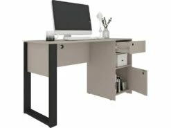 Bureau Gamer 1 Caisson 1 Tiroir Taupe 8 Bureau Gamer 1 Caisson 1 Tiroir Taupe -mobilier de bureau Shop meuble bureau 12962367