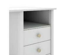 DAVA - Bureau 3 Tiroirs En Pin Massif Blanc 9 DAVA - Bureau 3 Tiroirs En Pin Massif Blanc -mobilier de bureau Shop meuble bureau 13030563