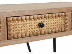 Bureau Avec 3 Tiroirs - MDF Et Métal - Coloris : Naturel Et Noir - AKIVI 15 Bureau Avec 3 Tiroirs - MDF Et Métal - Coloris : Naturel Et Noir - AKIVI -mobilier de bureau Shop meuble bureau 13226657