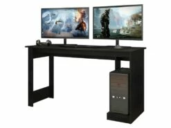 Bureau Gamer 136 Cm Noir