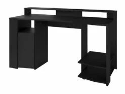 Bureau Gaming LED - Grande Zone De Jeu - Noir - L 152 X P 61,5 X H 86,7 Cm - GAMER -mobilier de bureau Shop meuble bureau 13434535