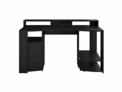Bureau Gaming LED - Grande Zone De Jeu - Noir - L 152 X P 61,5 X H 86,7 Cm - GAMER -mobilier de bureau Shop meuble bureau 13434537