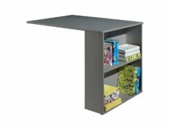 Bureau De Lit Enfant Surélevé "Pino" 94cm Gris