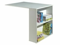 Bureau De Lit Enfant Surélevé "Pino" 94cm Blanc
