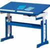 Bureau Enfant Pupitre Bois "Study" 109cm Bleu