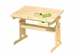 Bureau Enfant Inclinable "School" 109cm Naturel