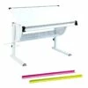 Bureau Multifonctions Enfant "Mathis" 118cm Blanc