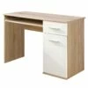 Bureau Enfant "Dino" 104cm Chêne & Blanc