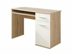Bureau Enfant "Dino" 104cm Chêne & Blanc