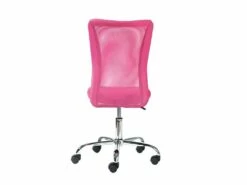 DRUSUS - Pack Bureau 2 Tiroirs Blanc Et Fauteuil Rose -mobilier de bureau Shop meuble bureau 15025457