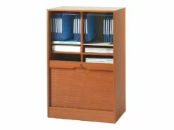 Classeur Double à Rideau Merisier Taille M - KLASS 7 Classeur Double à Rideau Merisier Taille M - KLASS -mobilier de bureau Shop meuble bureau 15965785