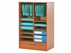 Classeur Double à Rideau Merisier Taille M - KLASS 8 Classeur Double à Rideau Merisier Taille M - KLASS -mobilier de bureau Shop meuble bureau 15965787