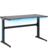 Bureau Gamer éclairage LED 120 X 60 Cm Noir DORAN