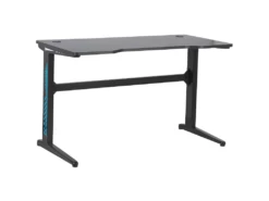 Bureau Gamer éclairage LED 120 X 60 Cm Noir DORAN -mobilier de bureau Shop meuble bureau 17130115