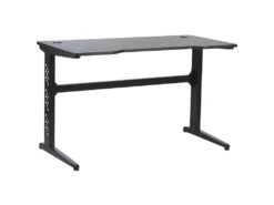 Bureau Gamer éclairage LED 120 X 60 Cm Noir DEXTER -mobilier de bureau Shop meuble bureau 17130173