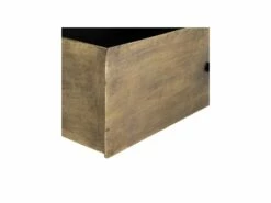 Bureau 1 Tiroir Métal Or Vieilli - ELUTAN -mobilier de bureau Shop meuble bureau 17631701