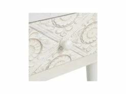 Bureau 3 Tiroirs Bois Clair/Blanc - LINO -mobilier de bureau Shop meuble bureau 17636309